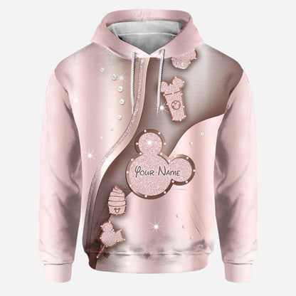 Never Stop Dreaming - Personalized Mouse Hoodie and Leggings