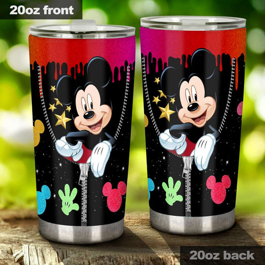 Zipper Pattern Mouse Tumbler 0523