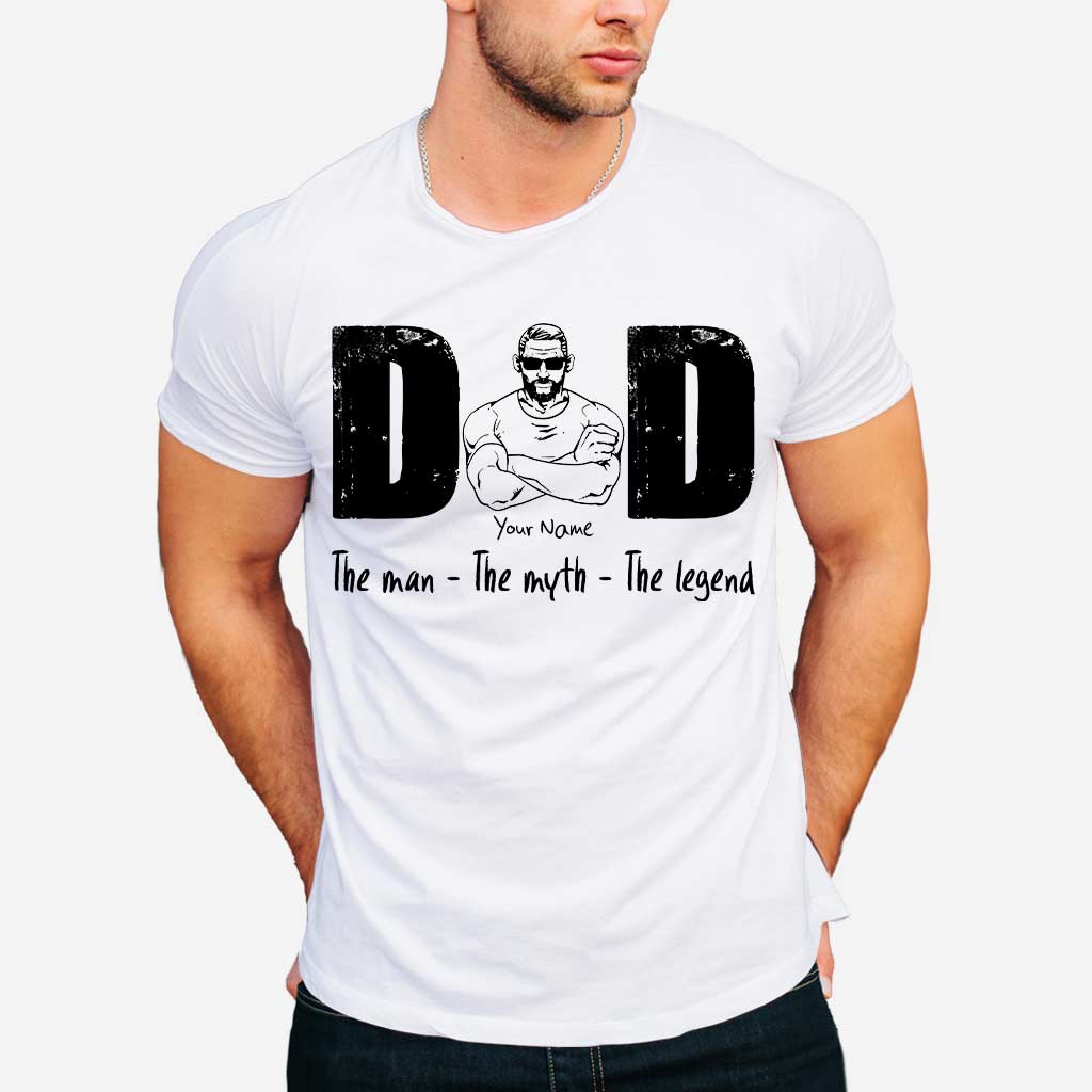 The Man The Myth The Legend - Personalized Father T-shirt and Hoodie