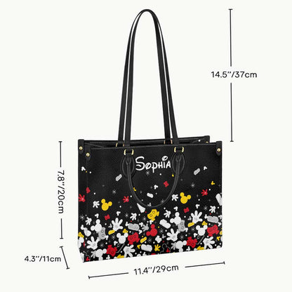 Magic Mouse Ears - Personalized Mouse Leather Handbag