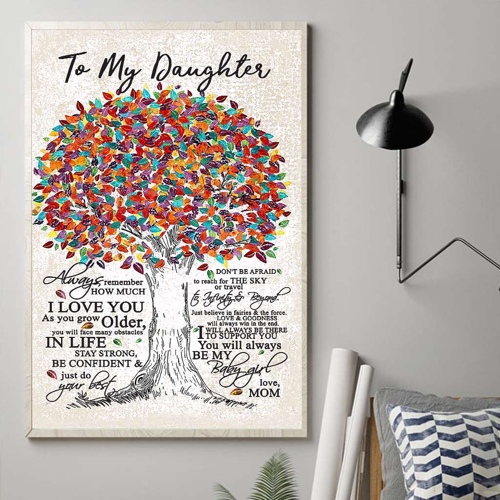 Meaningful Quote From Mom To Girl - Family Poster 0921
