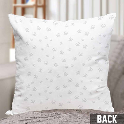 Love Being A Dog Mom - Personalized Dog Throw Pillow