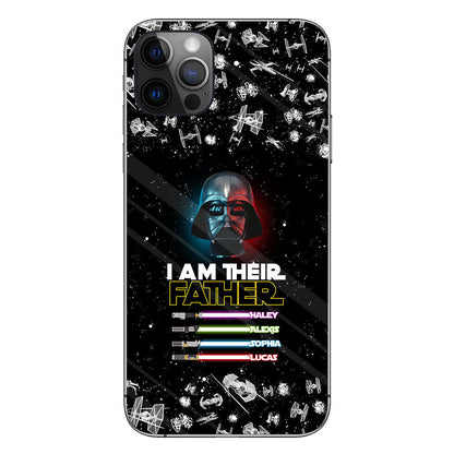 I Am Their Father - Personalized Father's Day The Force Phone Case