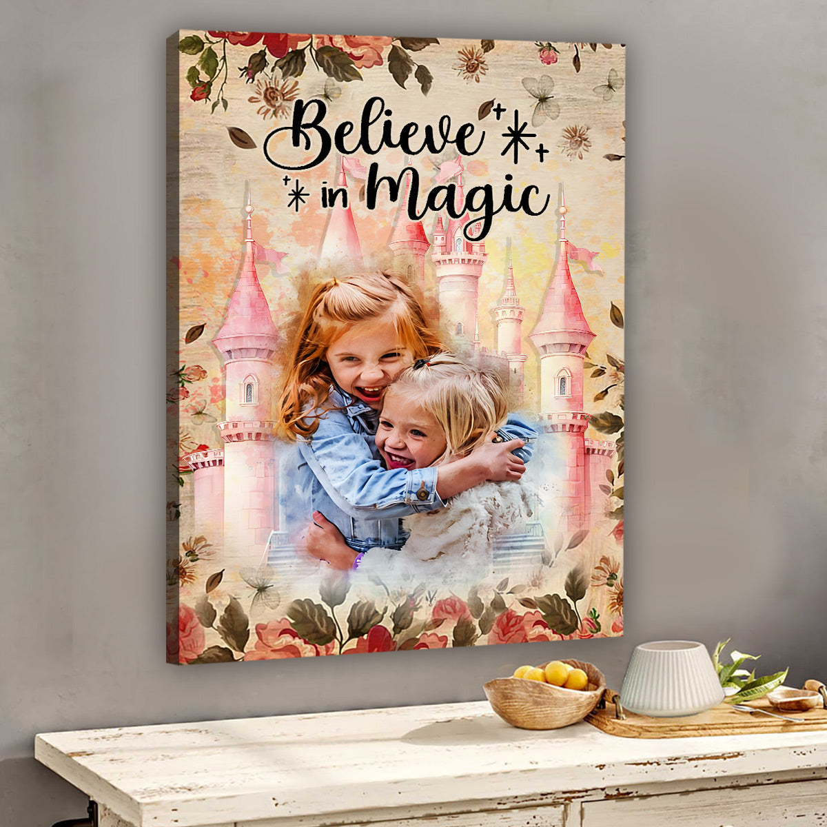 Believe In Magic - Personalized Mouse Canvas And Poster