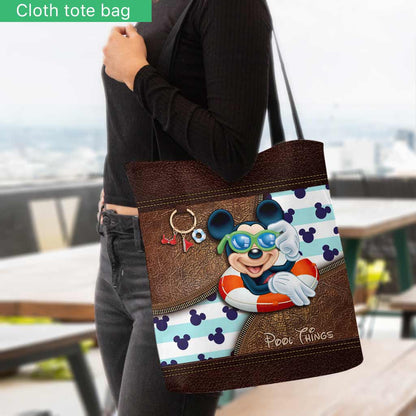 Pool Things - Personalized Mouse Tote Bag