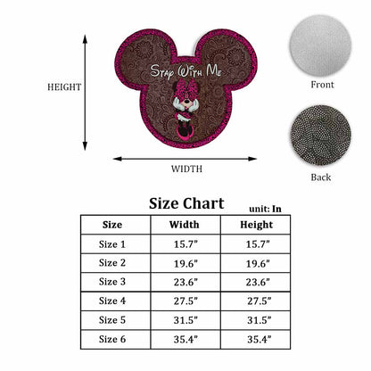 Stay With Me - Mouse Shaped Doormat