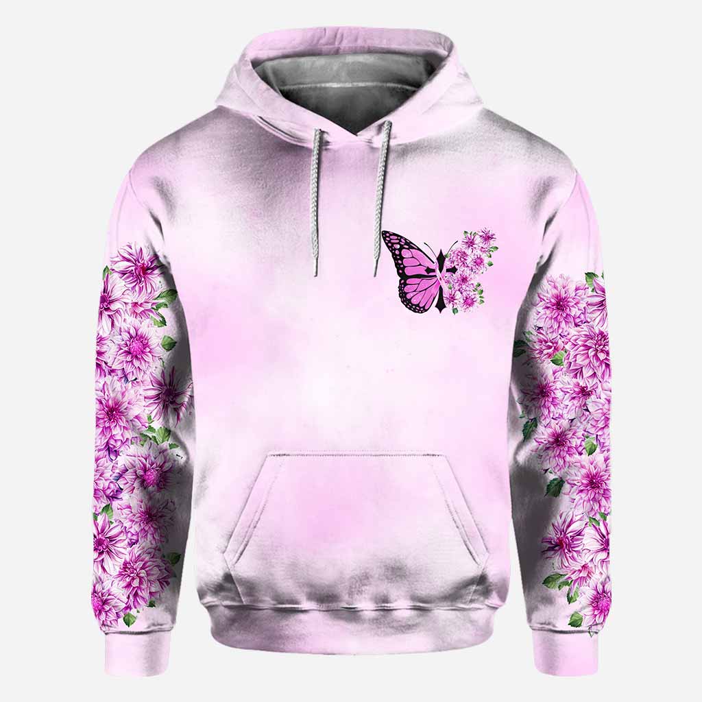 We Wear Pink for My Mom - Personalized Breast Cancer Awareness All Over T-shirt and Hoodie