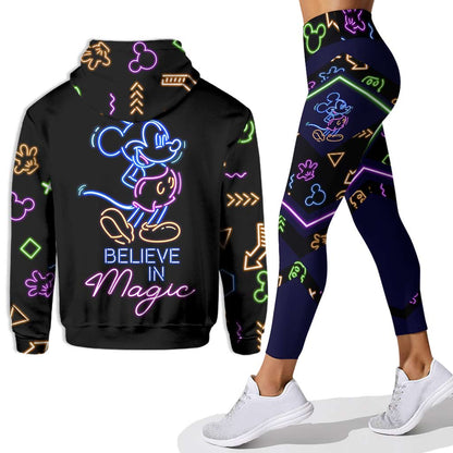 Believe In Magic - Personalized Mouse Hoodie and Leggings