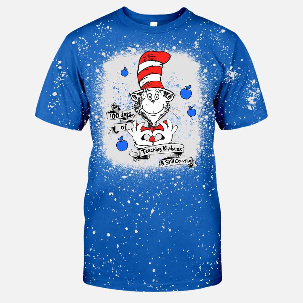 100 Days Of Teaching Kindness - Handmade Bleached Shirts