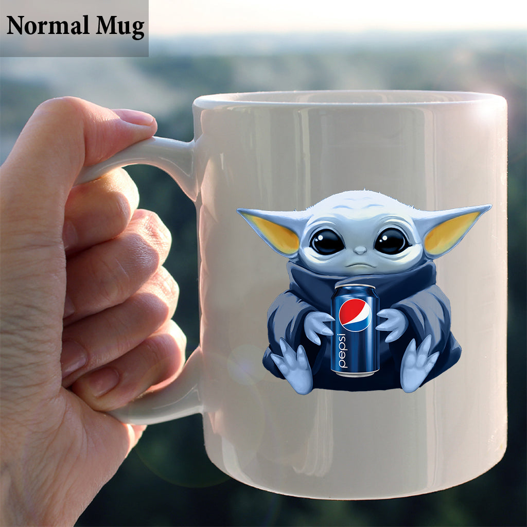 Just A Girl Who Loves Soft Drink Blue Soft Drink Mug