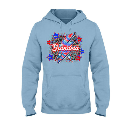 Grandma - Personalized Independence Day T-shirt and Hoodie