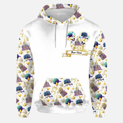50th Anniversary Magical World Mouse Ears - Personalized Hoodie And Leggings