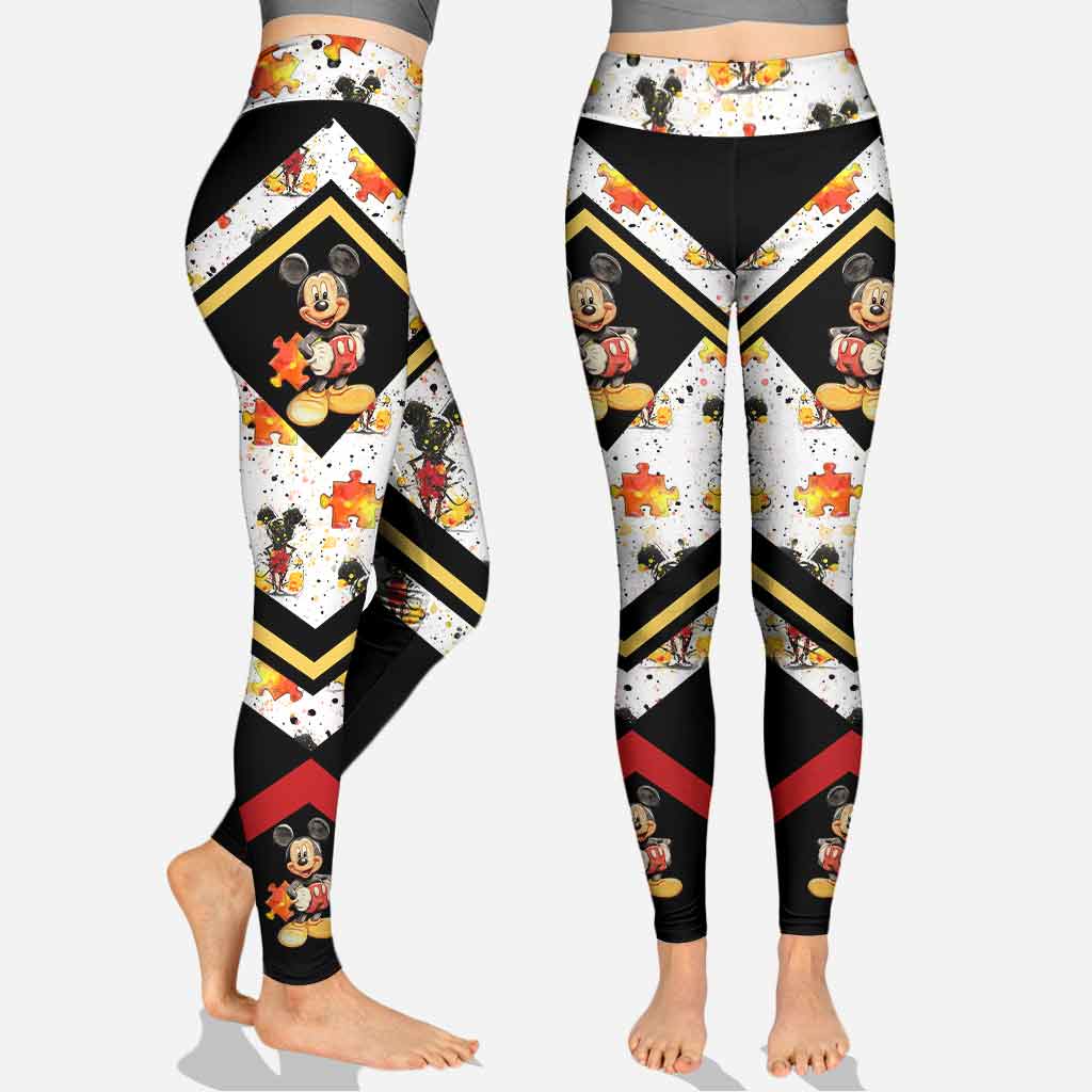 It's Okay To Be Different - Personalized Autism Awareness Hoodie and Leggings