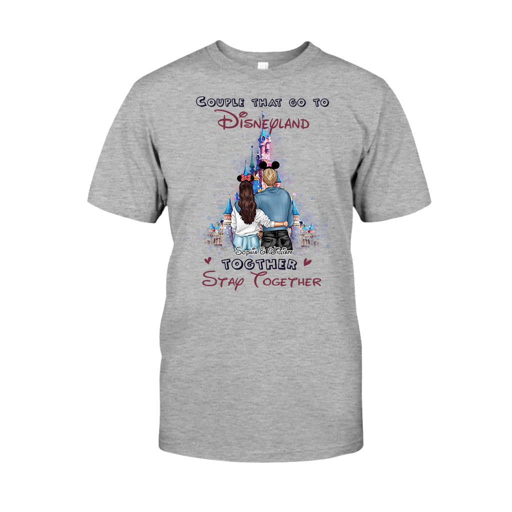 Couple That Go To Magical Land Together - Personalized Couple Mouse T-shirt and Hoodie