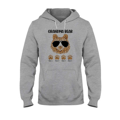 Grandma Bear - Personalized Grandma T-shirt and Hoodie