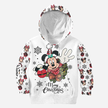 Merry Christmas - Personalized Christmas Mouse Hoodie and Leggings