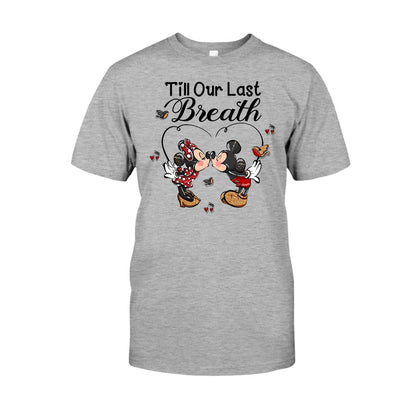 From Our First Kiss Till Our Last Breath - Personalized Mouse T-shirt and Hoodie