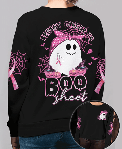 Breast Cancer Is Boo Sheet - Breast Cancer Awareness All Over T-shirt and Hoodie 0822