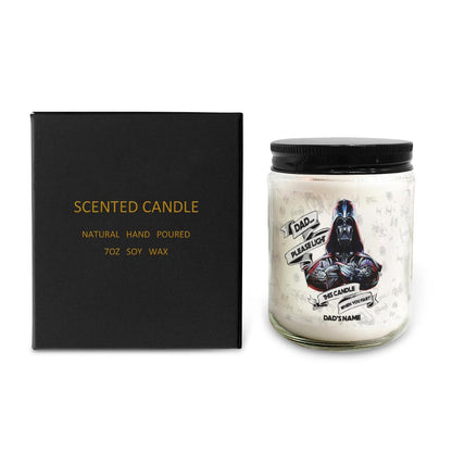 Dad Please - Personalized The Force Candle