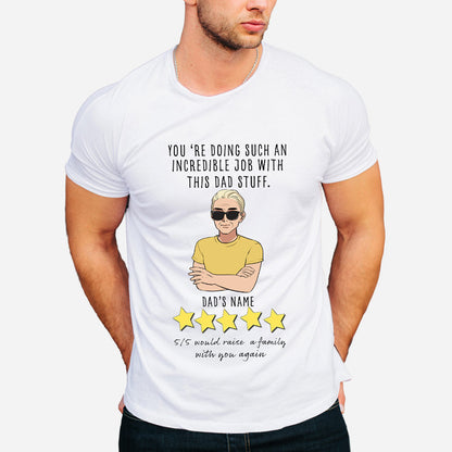 Incredible Dad - Personalized Father's Day T-shirt and Hoodie