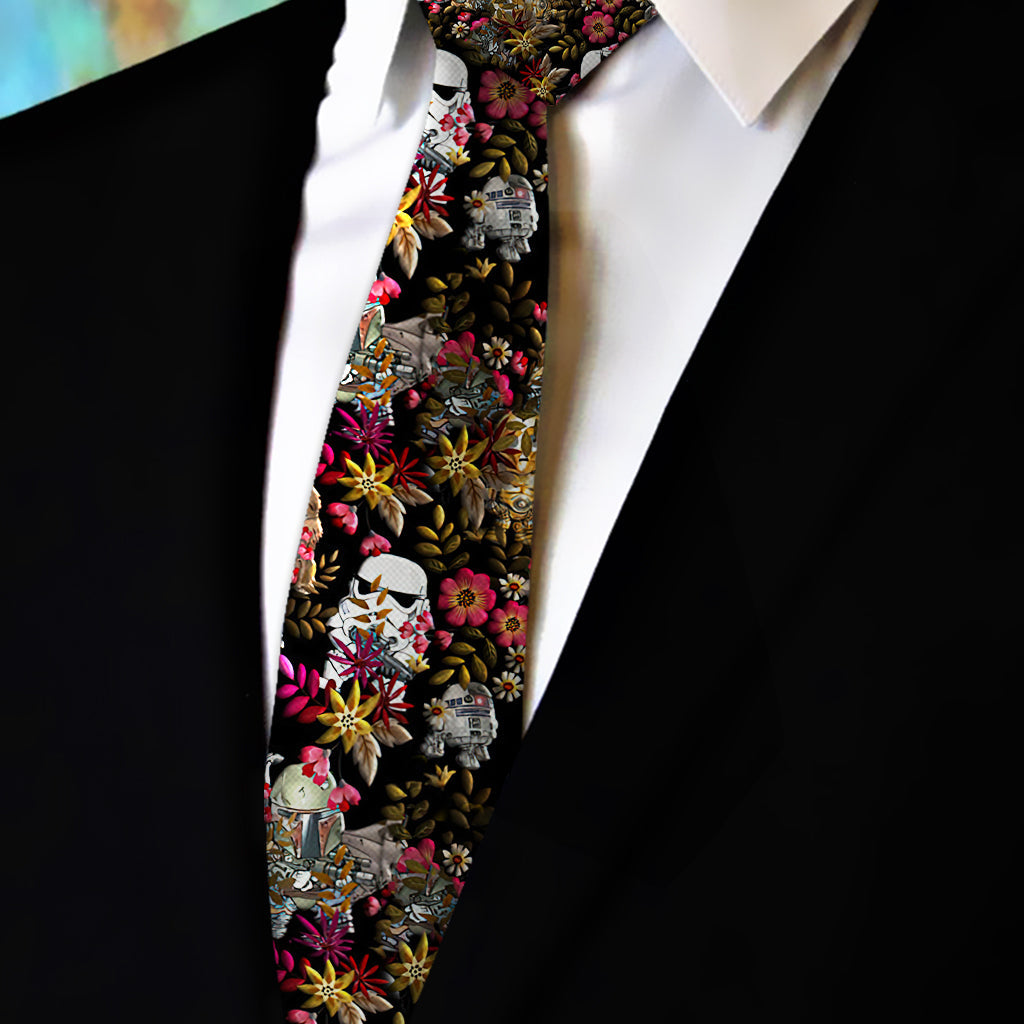 Best Daddy In The Galaxy The Force Necktie