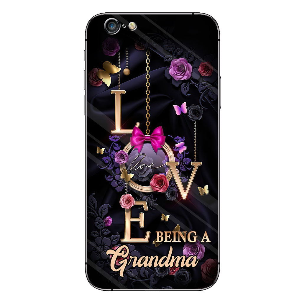 Love Being A Grandma - Personalized Grandma Phone Case