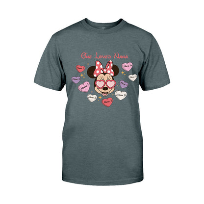 One Loved Grandma - Personalized Valentine Grandma T-shirt and Hoodie