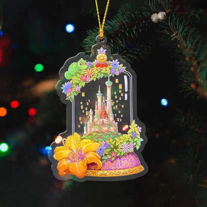 Tangled Kingdom Terrarium - Christmas Mouse Transparent Ornament
