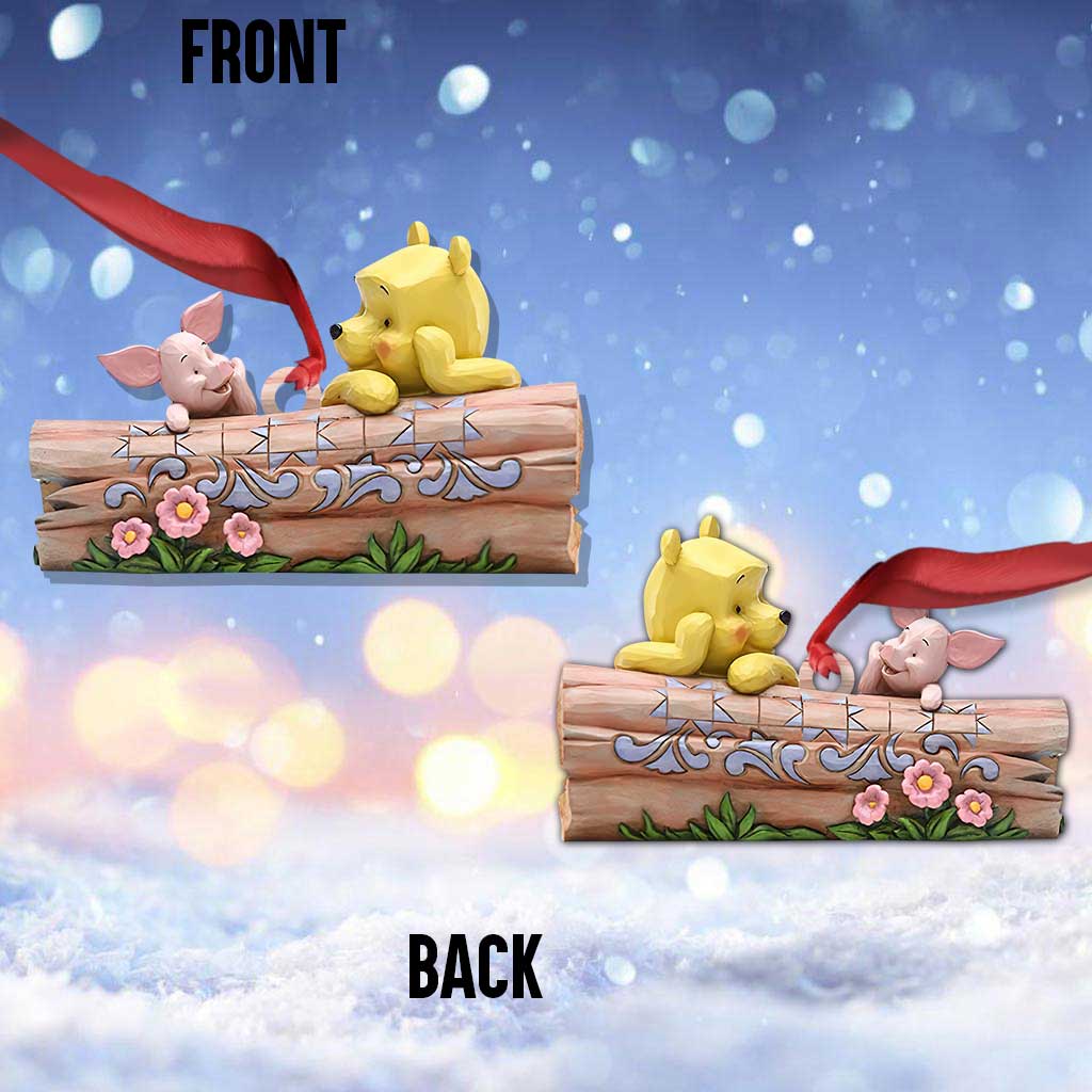 Friends - Christmas Mouse Ornament (Printed On Both Sides)