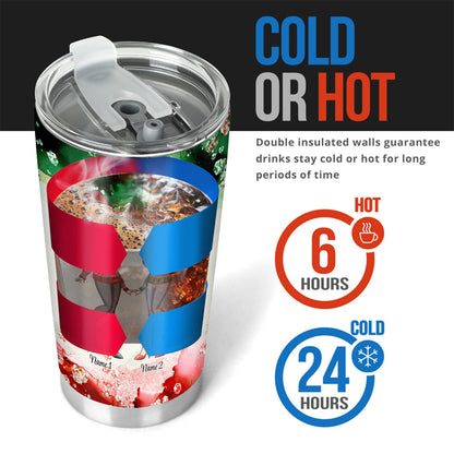 Bestie - Personalized Christmas Bestie Tumbler