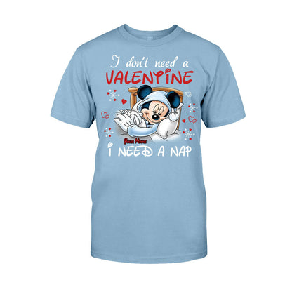 I Don't Need A Valentine - Personalized Valentine Mouse T-shirt and Hoodie