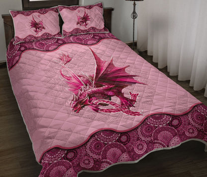 Breast Cancer Warrior Breast Cancer Awareness  Quilt Set 0622