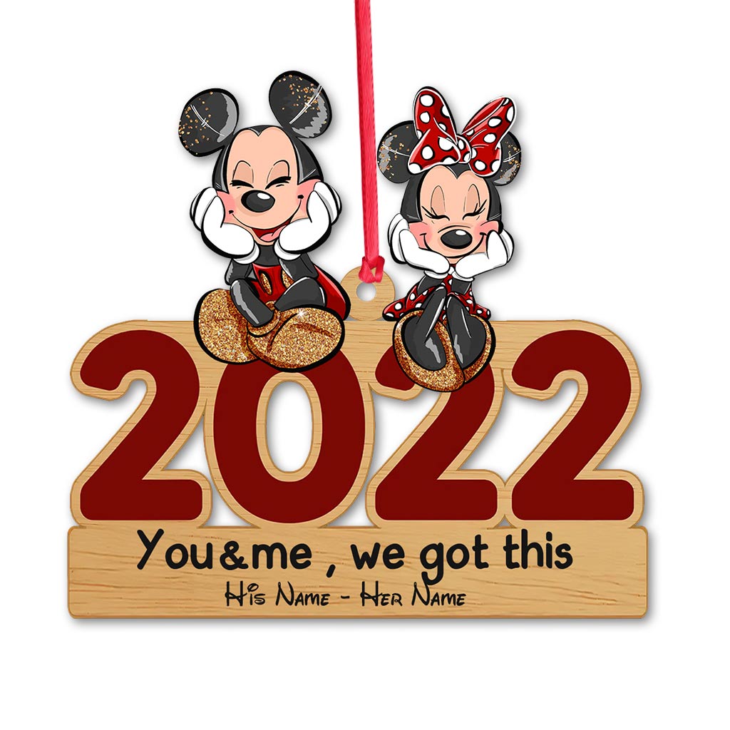 You And Me - Personalized Christmas Mouse Ornament