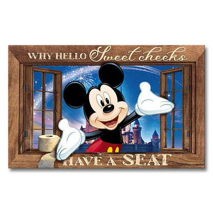 Hello Sweet Cheeks - Mouse Canvas And Poster