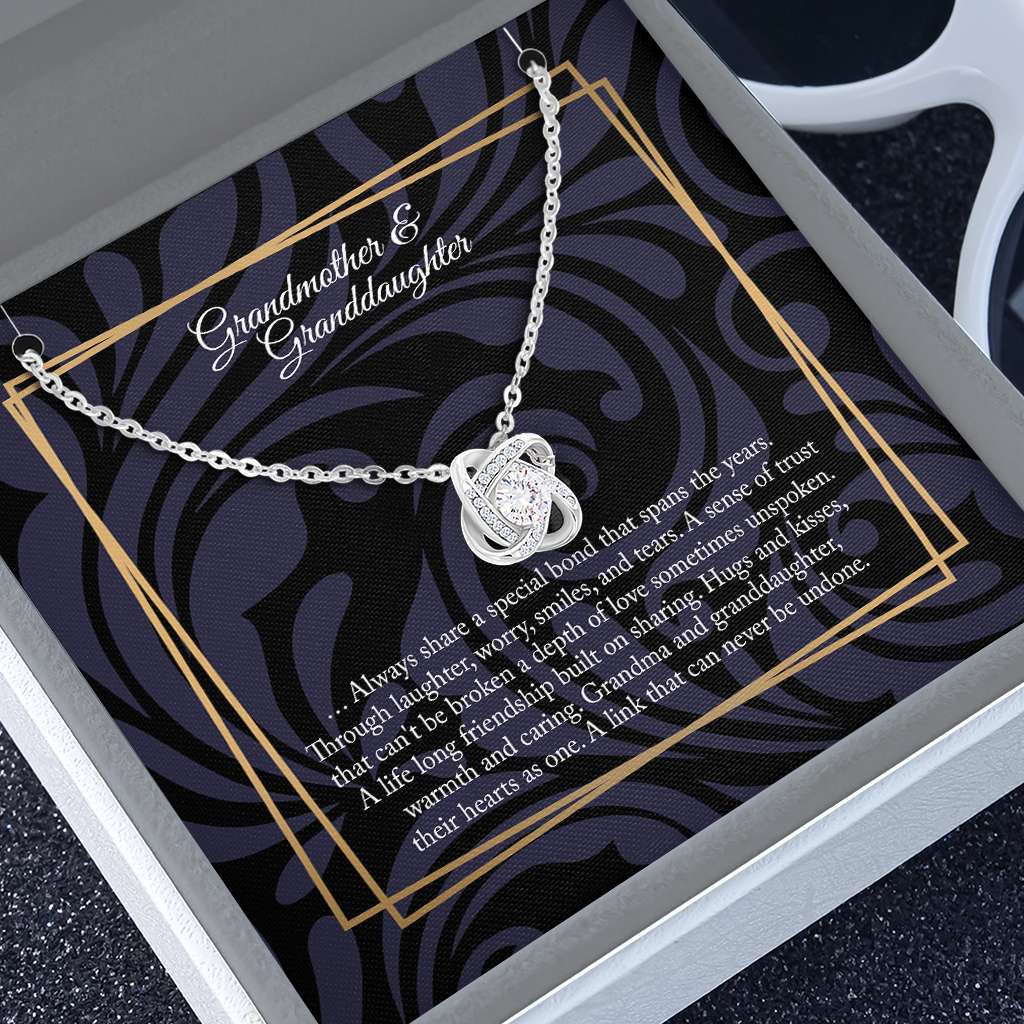 Grandma Sweet Grandma Gift Grandma Gift - Grandma Love Knot Necklace 0921
