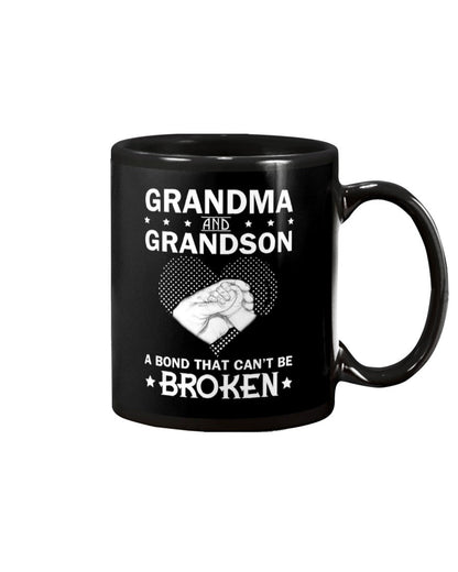 Grandma And Grandson A Bond That Can't Be Broken - Grandma Mug 0921