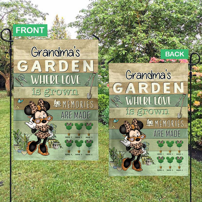 Nana's Garden - Personalized Mother's Day Grandma Garden Flag