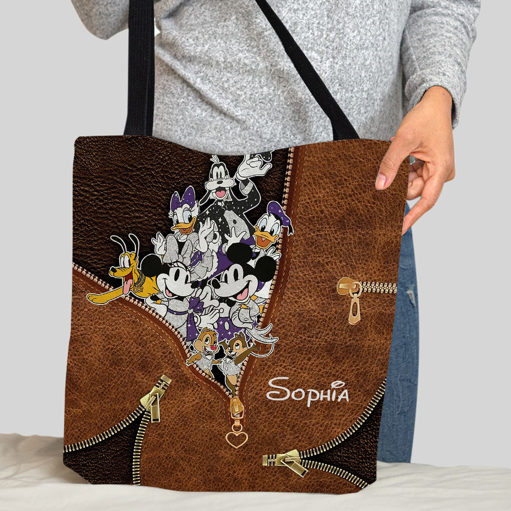 Magical 100th - Personalized Mouse Tote Bag