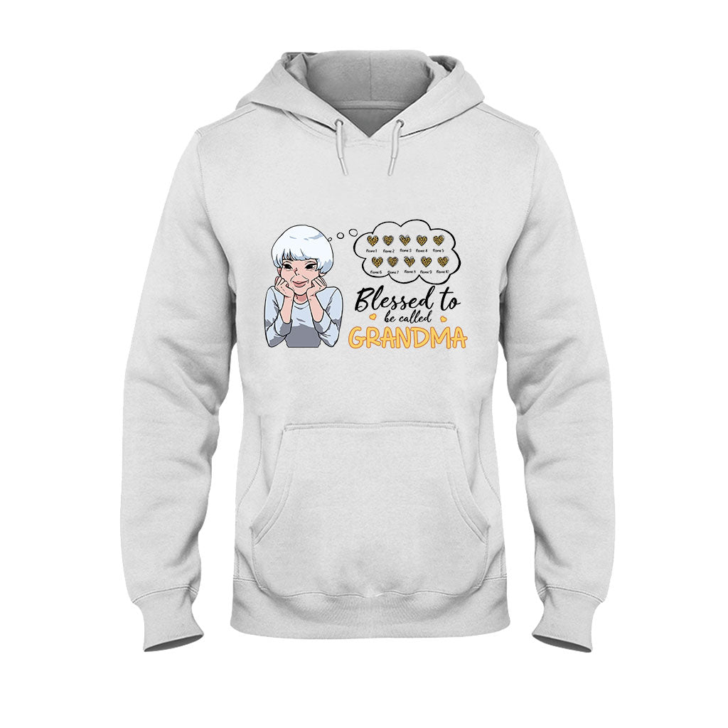 Blessed To Be Called Grandma - Personalized T-shirt and Hoodie