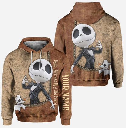 Hello Darkness My Old Friend - Personalized Nightmare Hoodie and Leggings