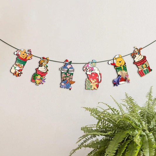 Christmas Latte - Christmas Mouse 6 Pieces Garland