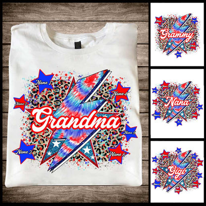 Grandma - Personalized Independence Day T-shirt and Hoodie