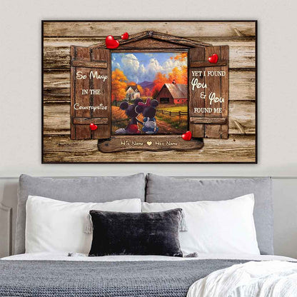 God Blessed The Broken Road - Personalized Mouse Poster