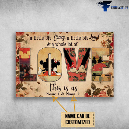 This Is Us - Personalized Mouse Canvas and Poster 0823