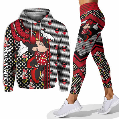 Daisy Mouse Ears - Personalized Hoodie And Leggings
