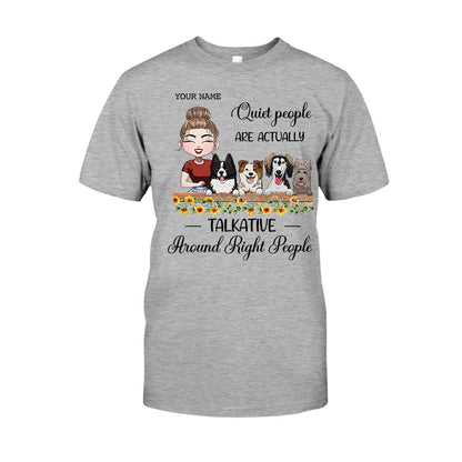 Around Right People - Personalized Dog T-shirt and Hoodie