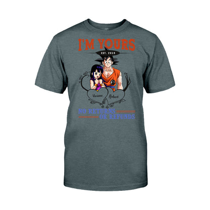 I'm Yours No Returns Or Refunds - Personalized Seven Balls T-shirt and Hoodie