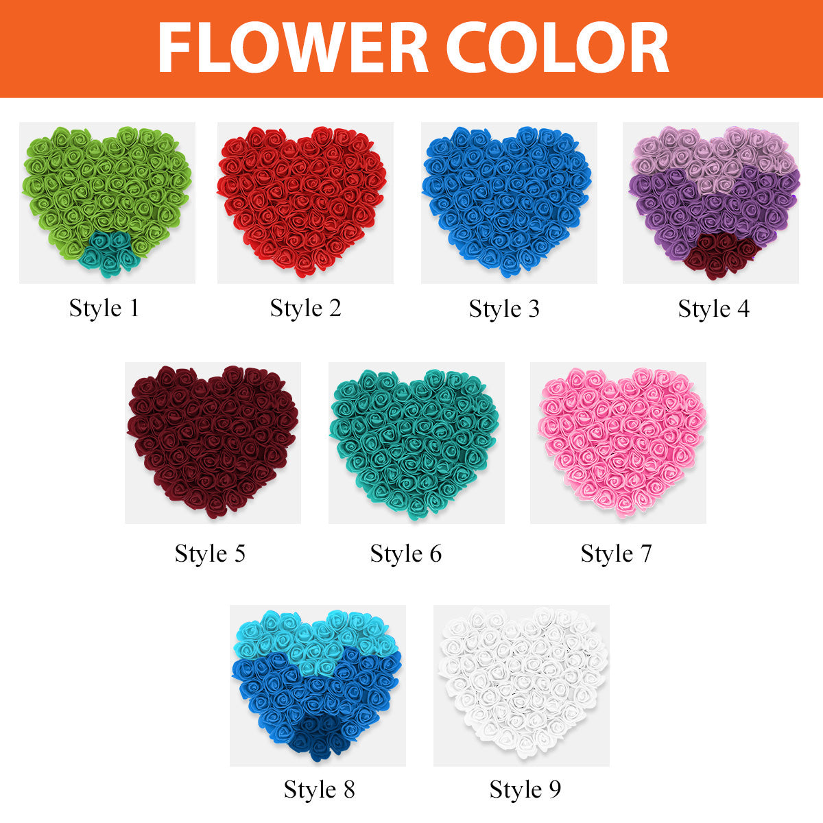 Years Of Magic - Personalized Mouse Flower Shadow Box