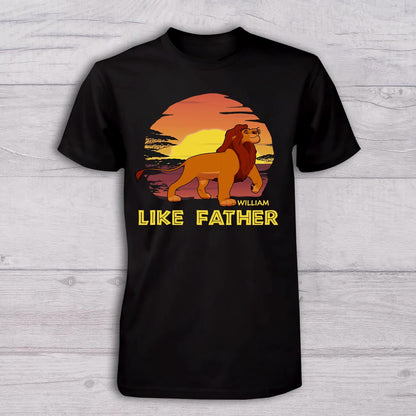 Like Father Like Son - Personalized Mouse T-shirt And Baby Onesie