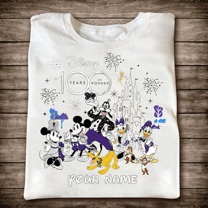 100 Years Of Wonder - Personalized Mouse T-shirt and Hoodie